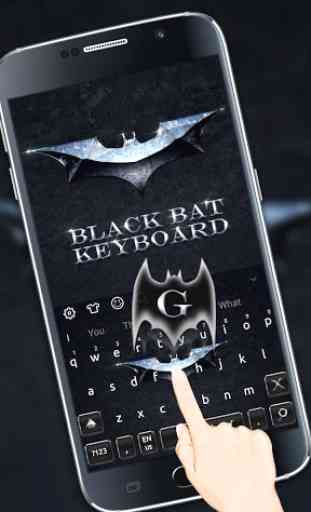 Thème de clavier Bat noir 1