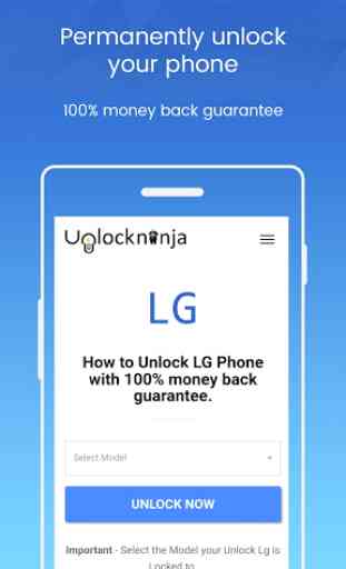 Unlock LG Phone - Unlockninja.com 1
