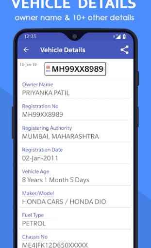 Vehicle Owner Details India 2