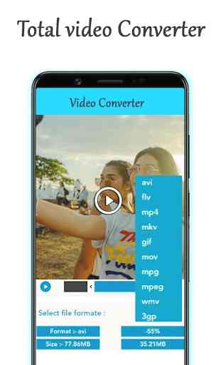 Video Convertor - MP3,MP4,3GP,MOV,AVI converter 3