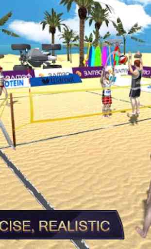 Volleyball Exercise - Beach Volleyball Game 1