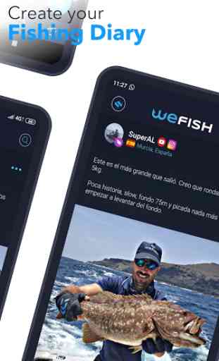 WeFish - Fishing Diary, Forecasts and Materials 1