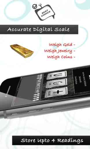 3 Grams Digital Scales app with Weight Converter 2