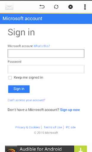 Access for Hotmail to Outlook 2