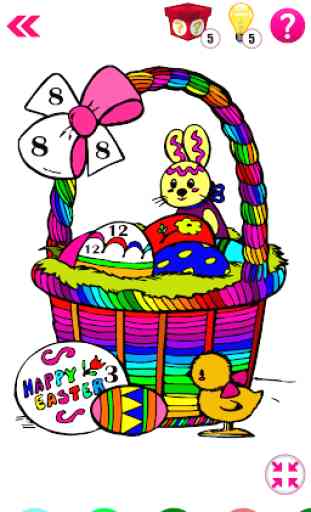 Adult Easter Eggs Color By Number-Paint By Number 4