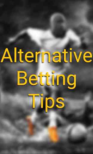 Alternative Betting Tips 1