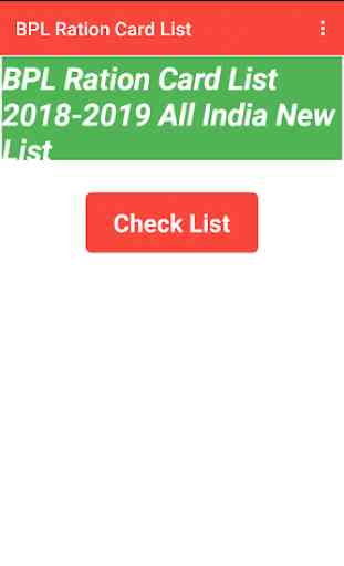 BPL New List 2018-2019 All India 1