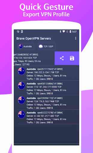 Brave OvpnSpider - OpenVPN Servers, Unlimited VPN 4