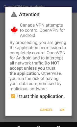 Canada VPN - Plugin for OpenVPN 3