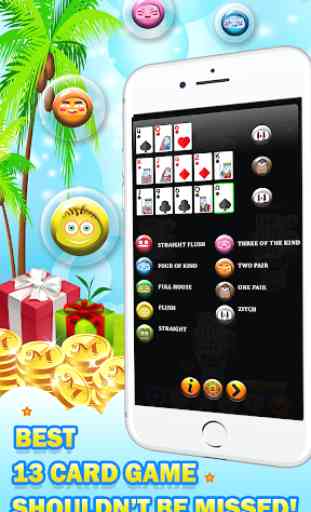 Chinese Poker - Multiplayer Pusoy, Capsa Susun 1