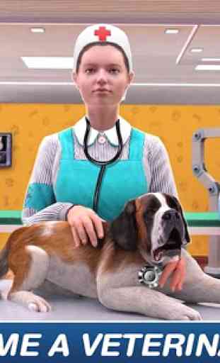 clinique vétérinaire animal compagnie jeux docteur 1