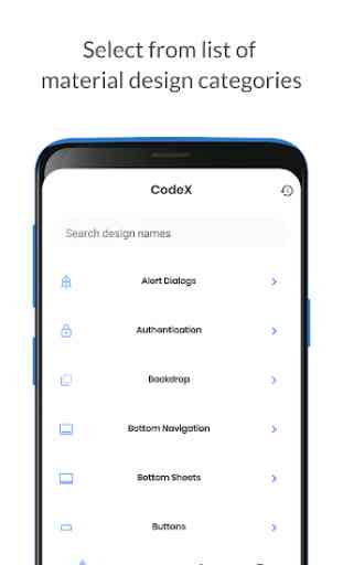 CodeX - Android Material UI Templates 1