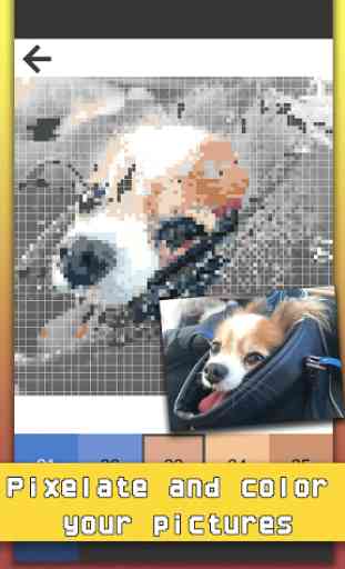 Color By Numbers Pixel Art Sandbox Coloring Book 1