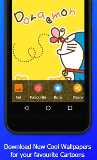 Cute Dora Blue Cat and Girl : Wallpaper App 2