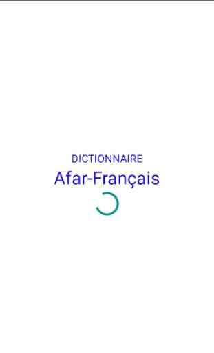 Dictionnaire Afar-Français 1