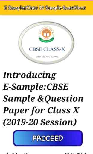 E-Sample:CBSE Class 10 Question Paper 2019 1