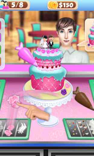 Fête de mariage usine de gâteau: jeux à dessert 2