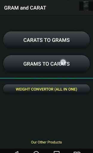 Gram and Carat (g - ct) Convertor 3