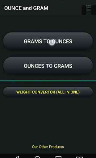 Gram and Ounce (g - oz) Convertor 1
