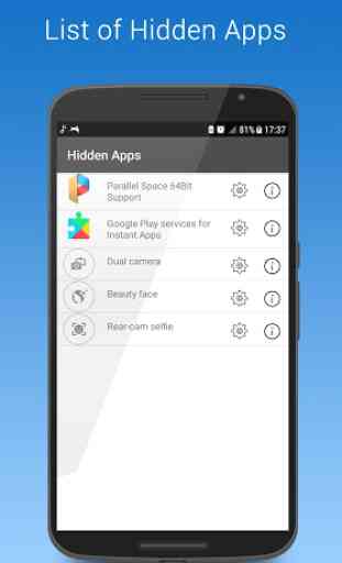 Hidden Apps - Applications Masquées 2