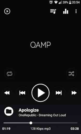 Lecteur MP3 - lecteur de musique - Qamp 3