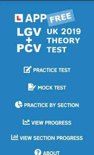 LGV+PCV Theory Test App 1