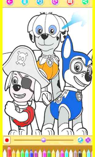 Livre de coloriage Paw Ryder - Puppy Patrol 4