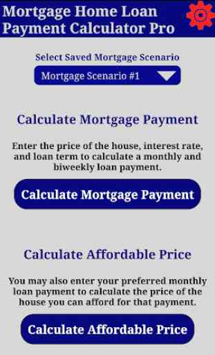 Mortgage Home Loan Payment Calculator Pro 1