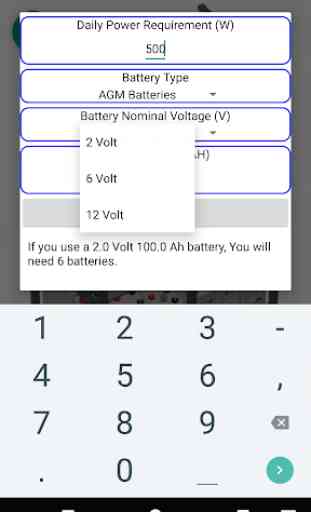 Off Grid Battery Bank Calculation 2