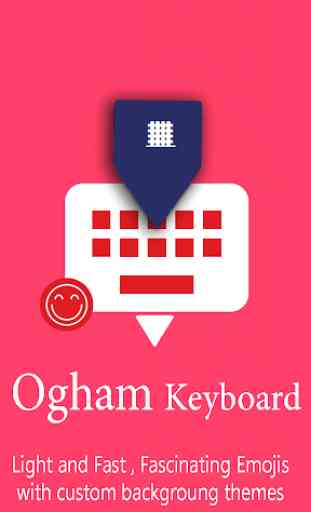 Ogham English Keyboard : Infra Keyboard 1