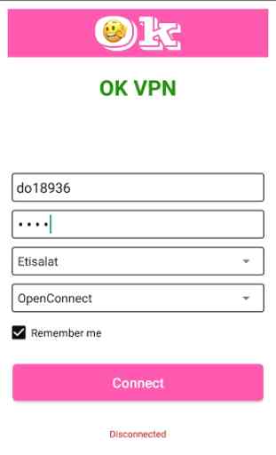 OK VPN - One Click Connect 1