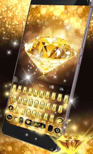Or diamante clavier theme Gold Diamond 2