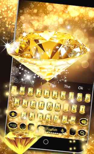 Or diamante clavier theme Gold Diamond 3