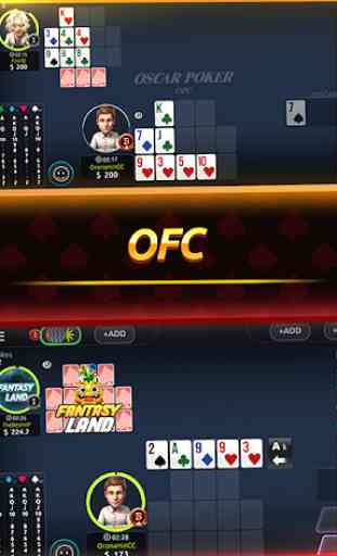 Oscar Poker - Texas Holdem, Blackjack, Omaha, OFC 4