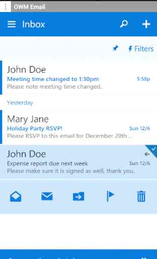 OWM for Outlook OWA 2016 Email 2