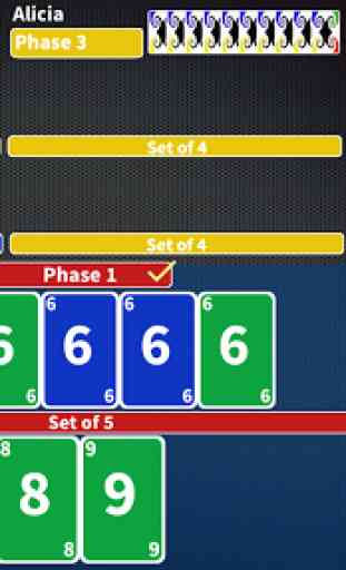 Phase Rummy Plus  card game 1
