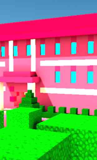 Pink Princess House Craft Game 1