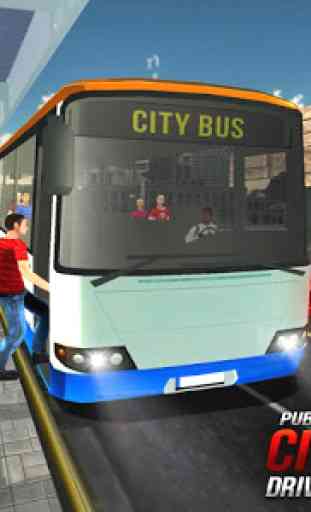 Publique transport ville autobus conduite 1