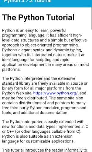 Python 3.7.2 Tutorial - Free Offline Learning App 3