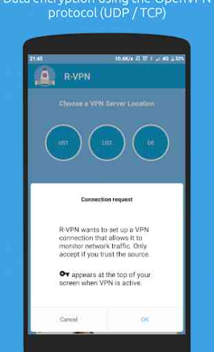 R-VPN – Free VPN For Android 4
