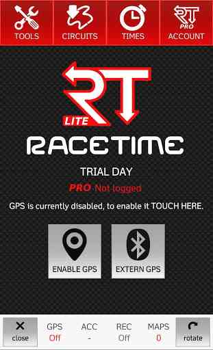 RaceTime - GPS Lap Timer LITE 1