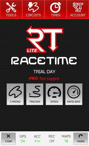 RaceTime - GPS Lap Timer LITE 2