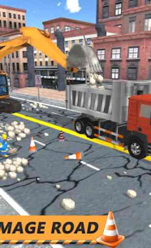 Real Road Construction Sim: jeu City Road Builder 1