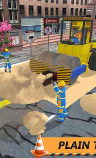 Real Road Construction Sim: jeu City Road Builder 2