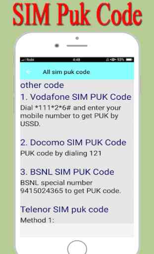 Sim Puk Code guide 4