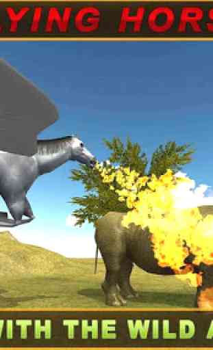 Simulateur de cheval volant - Licorne Pegasus Sim 2