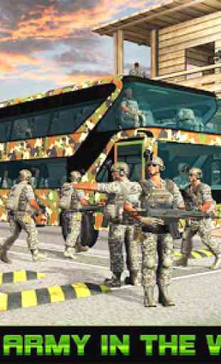 Simulateur de transport de l'armée américaine bus 1