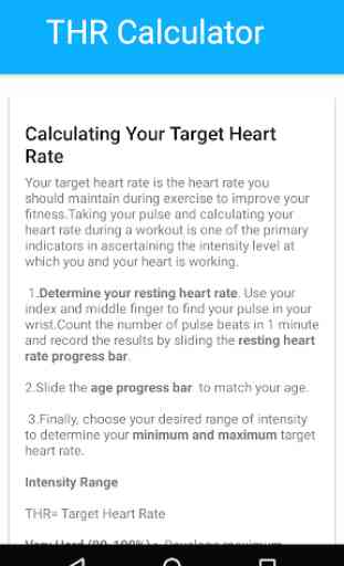 Target Heart Rate Calculator 2