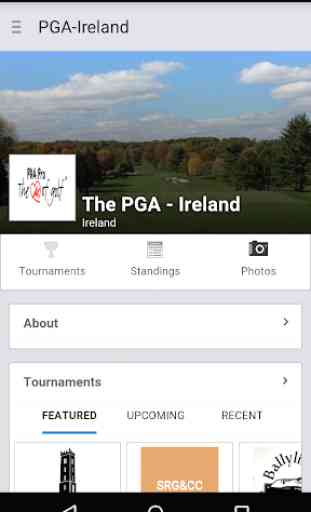 The PGA in Ireland 1