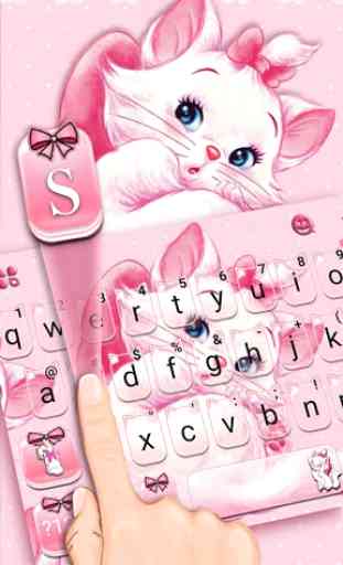 Thème de clavier Girlish Kitty 1